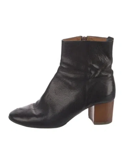 Pre-owned Isabel Marant Leather Boots In Black