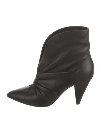 Pre-owned Isabel Marant Leather Boots In Black