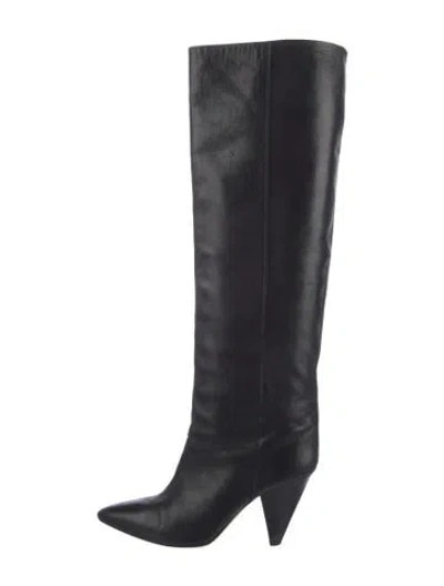 Pre-owned Isabel Marant Leather Boots In Black