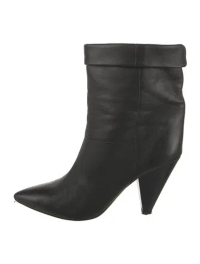 Pre-owned Isabel Marant Leather Boots In Black