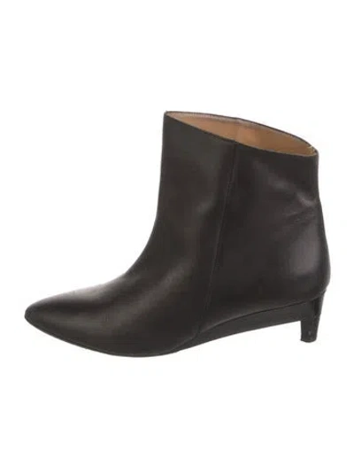 Pre-owned Isabel Marant Leather Boots In Black
