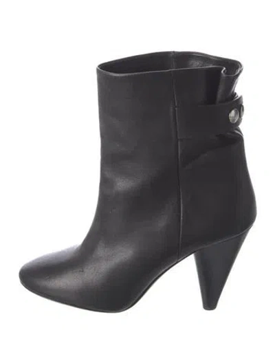 Pre-owned Isabel Marant Leather Boots In Black