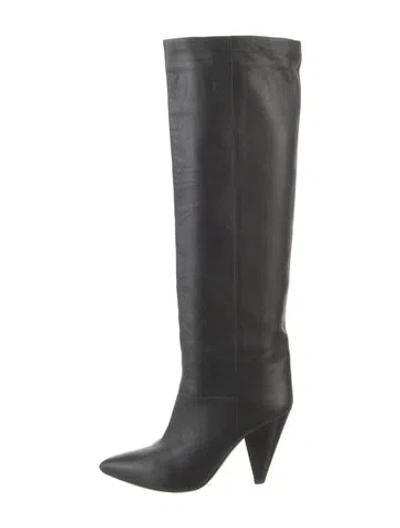 Pre-owned Isabel Marant Leather Boots In Black