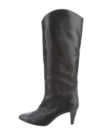 Pre-owned Isabel Marant Leather Boots In Black