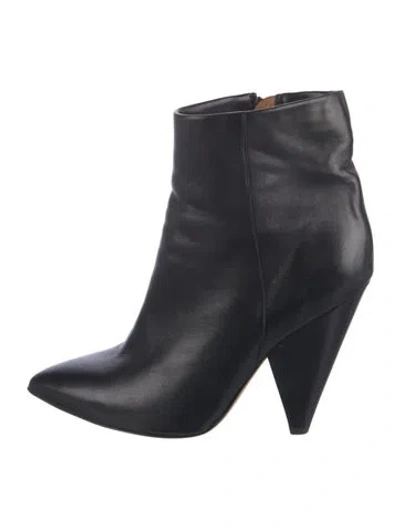 Pre-owned Isabel Marant Leather Boots In Black