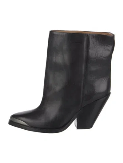 Pre-owned Isabel Marant Leather Boots In Black