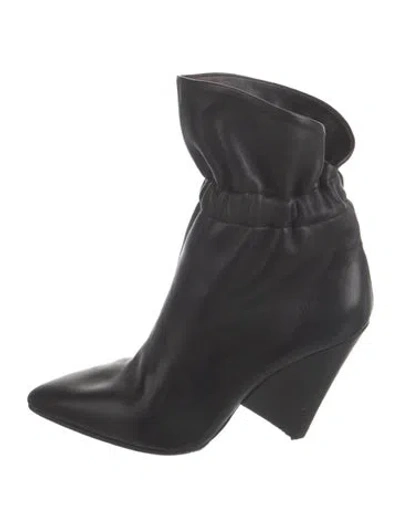 Pre-owned Isabel Marant Leather Boots In Black