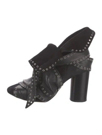 Pre-owned Isabel Marant Leather Boots In Black