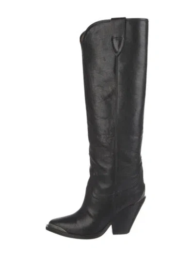 Pre-owned Isabel Marant Leather Boots In Black