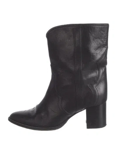 Pre-owned Isabel Marant Leather Boots In Black