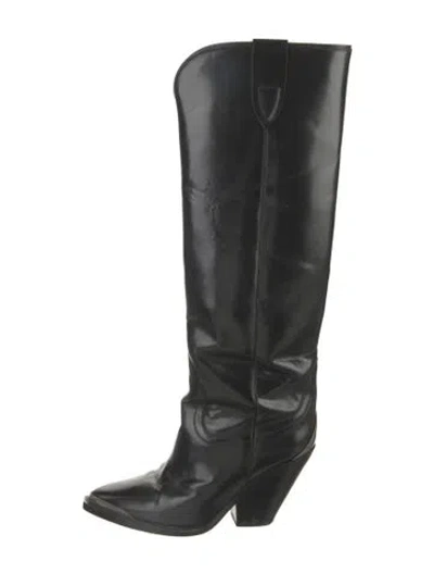 Pre-owned Isabel Marant Leather Boots In Black