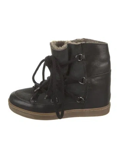 Pre-owned Isabel Marant Leather Boots In Black