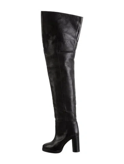 Pre-owned Isabel Marant Leather Boots In Black