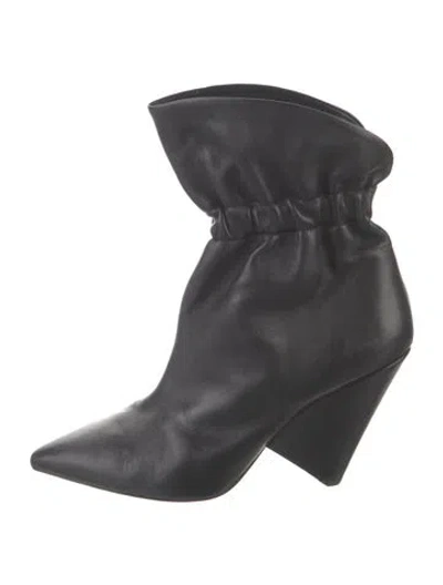 Pre-owned Isabel Marant Leather Boots In Black