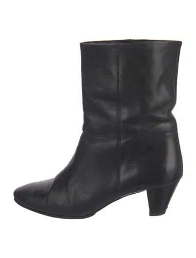 Pre-owned Isabel Marant Leather Boots In Black