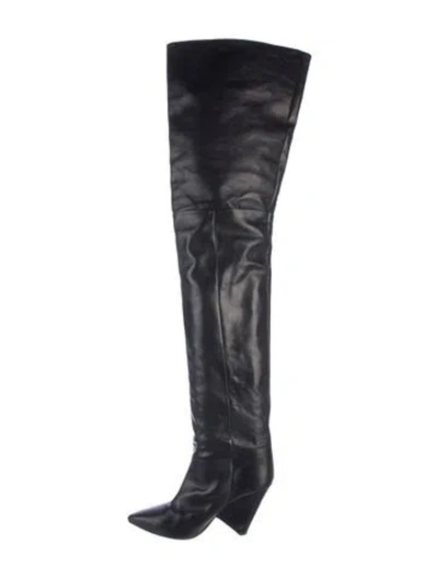 Pre-owned Isabel Marant Leather Boots In Black