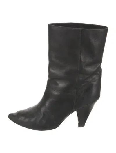 Pre-owned Isabel Marant Leather Boots In Black
