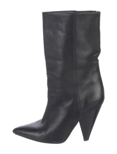 Pre-owned Isabel Marant Leather Boots In Black