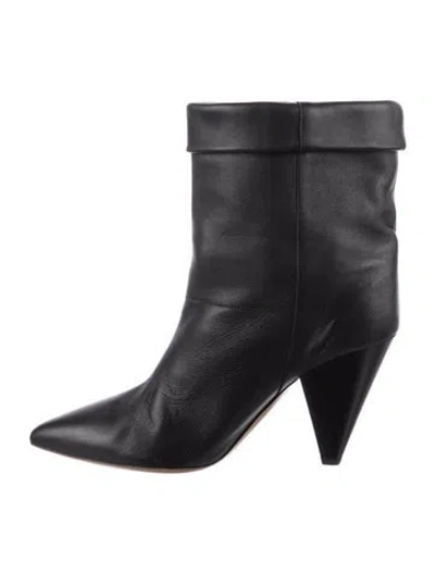 Pre-owned Isabel Marant Leather Boots In Black