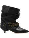 Isabel Marant Leather Boots In Black