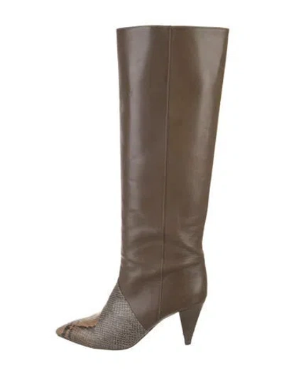 Pre-owned Isabel Marant Leather Boots In Brown