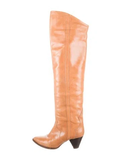 Pre-owned Isabel Marant Leather Boots In Brown