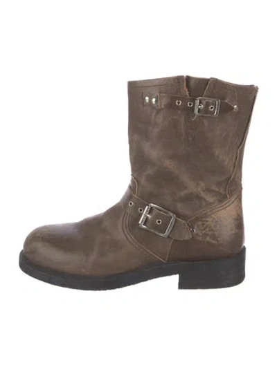Pre-owned Isabel Marant Leather Boots In Brown