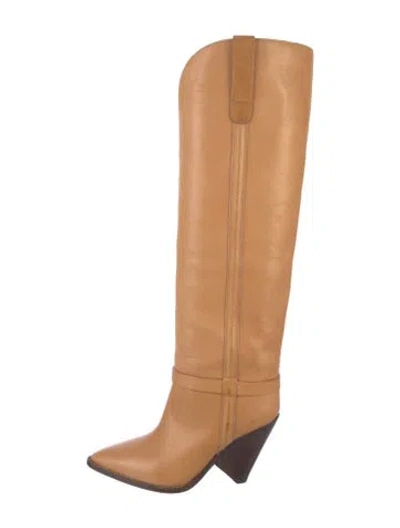 Pre-owned Isabel Marant Leather Boots In Neutral