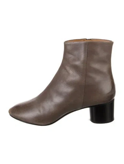 Pre-owned Isabel Marant Leather Boots In Neutral