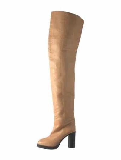 Pre-owned Isabel Marant Leather Boots In Neutral