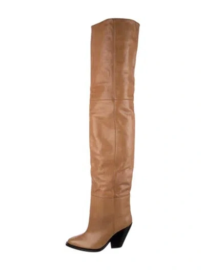 Pre-owned Isabel Marant Leather Boots In Neutral