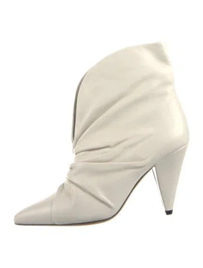 Pre-owned Isabel Marant Leather Boots In Neutral