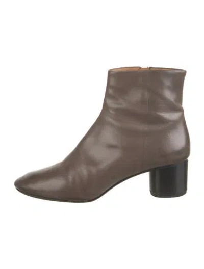 Pre-owned Isabel Marant Leather Boots In Neutrals