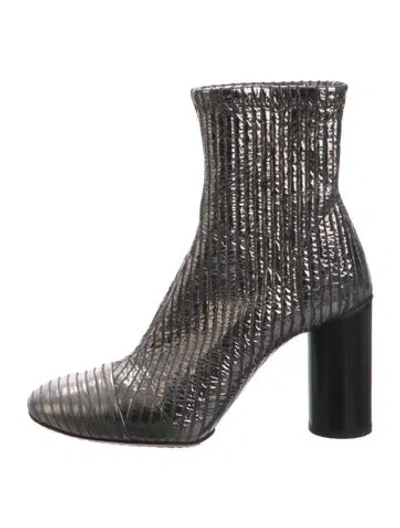 Pre-owned Isabel Marant Leather Boots In Silver