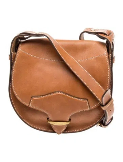 Pre-owned Isabel Marant Leather Botsy Medium In Brown