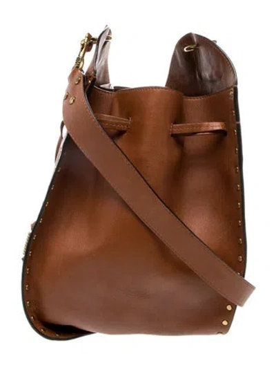 Pre-owned Isabel Marant Leather Bucket Bag In Brown