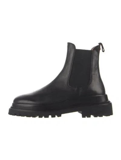 Pre-owned Isabel Marant Leather Chelsea Boots In Blue