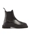 Isabel Marant Leather Chlesea Boots In Black