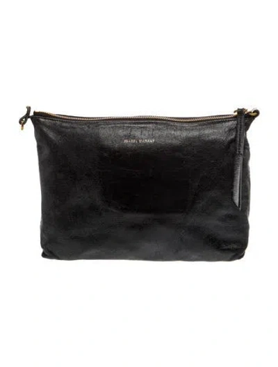 Pre-owned Isabel Marant Leather Clutch In Black