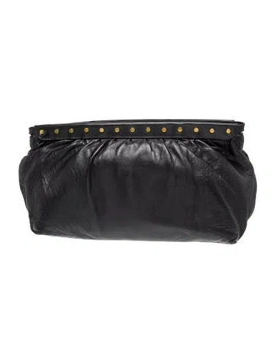 Pre-owned Isabel Marant Leather Clutch In Black