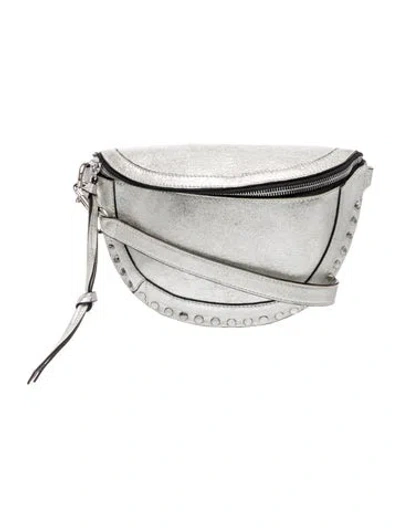 Pre-owned Isabel Marant Leather Clutch In Silver