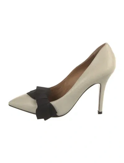 Pre-owned Isabel Marant Leather Colorblock Pattern Pumps