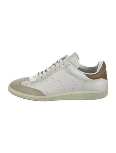 Pre-owned Isabel Marant Leather Colorblock Pattern Sneakers In Multi