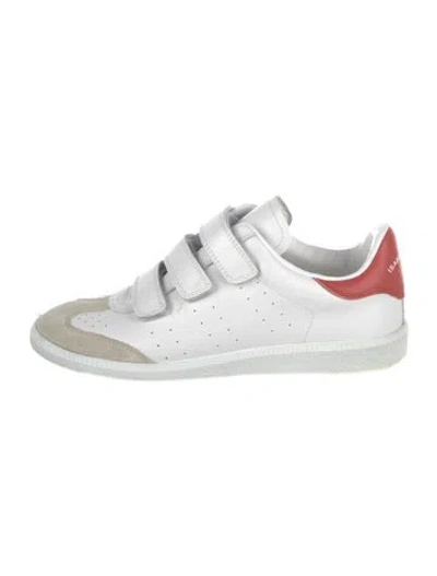 Pre-owned Isabel Marant Leather Colorblock Pattern Sneakers In Multi