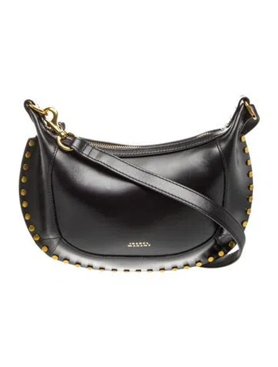 Pre-owned Isabel Marant Leather Crossbody Bag In Black