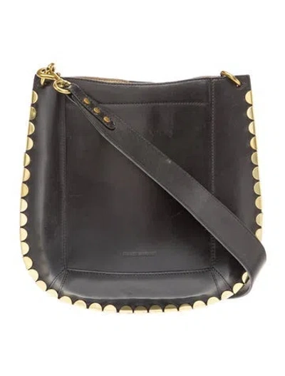 Pre-owned Isabel Marant Leather Crossbody Bag In Black