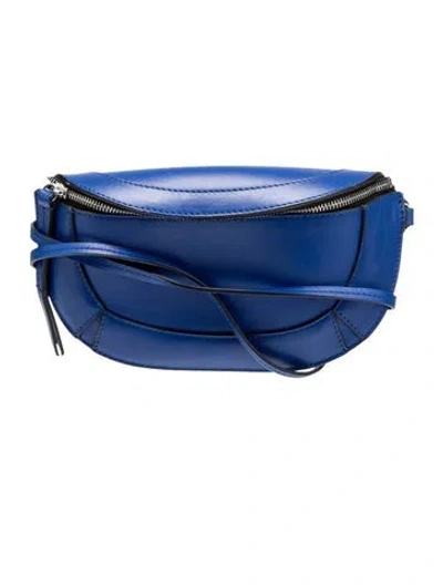 Pre-owned Isabel Marant Leather Crossbody Bag In Blue