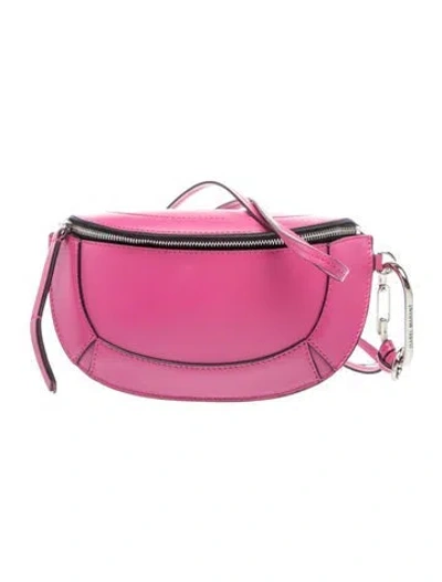 Pre-owned Isabel Marant Leather Crossbody Bag In Pink