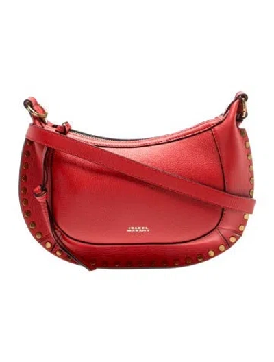 Pre-owned Isabel Marant Leather Crossbody Bag In Red