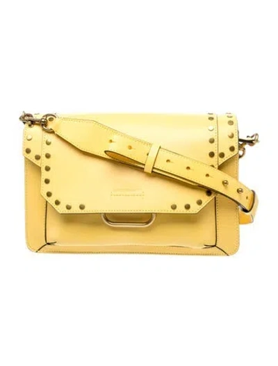 Pre-owned Isabel Marant Leather Crossbody Bag In Yellow